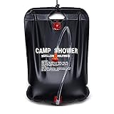 Viudecce 20 Liter Draussen Dusche Wasser Beutel Familie Tragbarer Dusche Beutel Camping Solar Heiß Wasser Dusche B