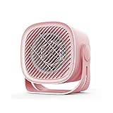 Wlgtt 400W Mini 2s Schnelle Elektroheizung Mini Tragbarer Desktop-Heizlüfter PTC Keramik Heizung Warmluftgebläse Thermostat Leise Home Office Wärmer Maschine Für W