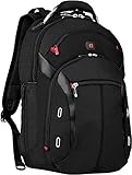Wenger 600627 GIGABYTE 15.4' MacBook Pro Laptop-Rucksack, Anti-Kratz-Futter und iPad/Tablet / eReader Fach, Schwarz {17 Liter}