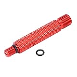 BigKing Fahrradverlängerung Reifenventiladapter, 40MM Fahrradpumpe Ventiladapter Verlängerungsrohr Fahrradschlauch Ventilverlängerung für Fahrrad Elektro Skateboard(rot)