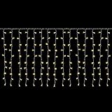 Salcar PREMIUM Lichterkette mit LED - Weihnachtslichterkette - Lichtvorhang - Wasserdicht - LEDs für innen und außen - warmweiß - 3m x 1