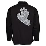 Santa Cruz Leichte Baumwolljacke Plant Jacke Washed Black, Blouson, Schwarz S
