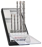 Bosch Professional 5tlg. Robust Line Hammerbohrer SDS Plus-5 Set (für Beton, Zubehör Borhammer)