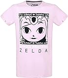 The Legend of Zelda Männer T-Shirt rosa L 100% Baumwolle Fan-Merch, Gaming, Hyrule,