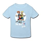 Spreadshirt Die DREI Fragezeichen Kids Justus, Peter, Bob Team Kinder Bio-T-Shirt, 152, Hellb