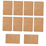 Ruluti 10 Teile/Satz Vintage Kraftpapier Leere Karten Gefaltete Grußkarten Malerei Handgefertigte DIY Weihnachtsk
