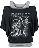 Powerwolf Call of The Wild Frauen T-Shirt schwarz/grau L 95% Viskose, 5% Elasthan Band-Merch, B