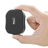 GPS Tracker Kinder, Kleiner GPS Tracker Echtzeit Tracker Notfallalarm, SOS, Positionierung in Echtzeit, GPS-Tracke, Wertsachen, Auto,F