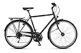 vsf fahrradmanufaktur T-100 Shimano Alivio 27-G HS11 Trekking Bike 2022 (28' Herren Diamant 62cm, Ebony Matt (Herren))