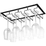 Gläserhalter Schrank, Metall Weinglashalter Regal Hängender Weinglasregal Gläserhalterung Hängend Wand Weingläser Halter für Bar Kü
