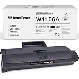 |MIT CHIP|BeneToner 106A Toner Kompatible für HP 106A W1106A für HP Laser MFP 135a 135w 135r 137fnw HP Laser 107a 107w 107r Schw