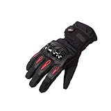 Motorrad Handschuhe Touchscreen, Winter wasserdichte und Winddichte Motorradhandschuhe für Motorrad, Winter Wandern und andere Outdoor-Sportarten - M/L/XL