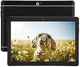 Android Tablet, 10,1-Zoll-Android Phone-Tablet, 3G-Dual-SIM-Kartensteckplätze, Octa-Core-Prozessor, 2,5 GHz, 64 GB Speicher (Black)