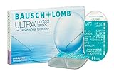 Bausch und Lomb Ultra, sphärische Premium Monatslinsen, Kontaktlinsen weich, 6 Stück BC 8.5 mm / DIA 14.2 / -2.5 Diop