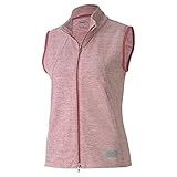 PUMA Damen Golf 2020 Cloudspun Warm Up Weste, Damen, Ärmellos, Golf Women's 2020 Cloudspun Warm Up Vest, rosa, X-S