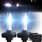 VLAND D2H HID-Glühlampen-Vorschaltgerät-Umrüstsatz Scheinwerferlampen, Fern- / Abblendlicht, 12 V 35 W 6000 K 3200 Lm Xenon-Weiß-Scheinw