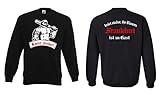 world-of-shirt Frankfurt Sweatshirt Herren kniet nieder Ihr Bauern b schwarz XL