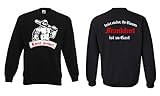 world-of-shirt Frankfurt Sweatshirt Herren kniet nieder Ihr Bauern b schwarz XXXL