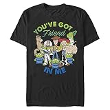 Pixar Men's Short Sleeve Classic Fit T-Shirt, Black, M