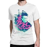 mlqkmpvh cxwbgtsnrgc Bedrucktes T-Shirt Lässiges Kurzarm-T-Shirt für Männer Size S