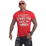 Yakuza Herren XXX Shop T-Shirt, Ribbon Red, XL