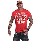 Yakuza Herren XXX Shop T-Shirt, Ribbon Red, XL