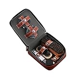 JR2021FF Schuhbürsten 9 stücke Schuh polnisch Pflege kit Leder Schuhe Pfleger Tools Horse haarbürste schwarz Schuh polnisch Sponge Pinsel Schuh polierer S