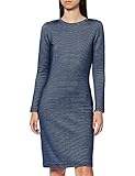 BOSS Damen Damalin Kleid, Blau (Dark Blue 407), Large (Herstellergröße: L)