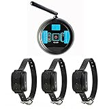 Es können neue hochpräzise 500 - Meter -Funk-Rückhaltesysteme für drahtlose Hundezäune installiert werden, die wiederaufladbar und wasserdicht sind. EU / US / AU / drei Hunde können installiert w