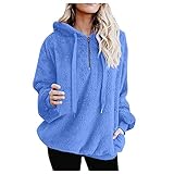 hoodie damen weiss, Damen Regenjacke Lang Einfarbig Regenmantel Outdoor Übergröße Übergangsjacke mit Kapuze Winddicht Wasserdicht Regenfest Sonnenschutz Atmungsaktiv Softshell-Jacke Outdoorjack