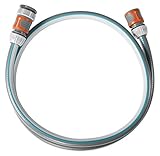 Gardena Anschlussgarnitur Classic 13 mm (1/2 Zoll), 1.5 m: Schlauchadapter zum Anschluss des Schlauchwagens, Schlauch mit Systemteilen, 22 bar (18011-20)