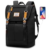 YAMTION Schulrucksack Jungen Teenager mit 17 Zoll Laptopfach Schule Rucksack Mädchen Schultasche Frauen, Laptop Rucksack Herren Rucksack Damen für Arbeit Schule R