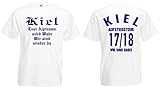 Fruit of the Loom Kiel Aufstiegs-Tour T-Shirt von S-XXXL Aufsteiger 2017/18|Weiss-S