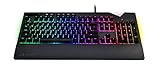 Asus ROG Strix Flare Gaming Tastatur (mechanisch, Cherry-MX Red Switches, Aura Sync, Handballenauflage, deutsches Tastatur-Layout)