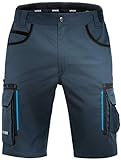 Uvex Tune-Up Arbeitshosen Männer Kurz - Shorts für die Arbeit - Dunkelblau - Gr 34W/Etikettengröße- 52