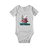 mengmeng Lustiger Jumpsuit Neugeborene Strampler Kurzarm Baumwolle Bodysuit Cool London Auto für Baby Junge oder Mädchen, grau, 18 M