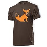 RaketeBerlin Herren T-Shirt | Motiv'Fuchs-Origami' | FairWear zertifiziert | OekoTex-Standard | 100% Baumwolle | Größen S-XXL | casual |rundhals | verschiedene Farb