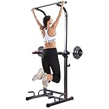 Ababy Langhantelstander Kniebeuge Squat Rack Hantelständer Einstellbare 9 Stufen Bankdrücken Multifunktional Kniebeugenständer Für Gym Krafttraining Stand Fitness, 260 Kg Belastbark