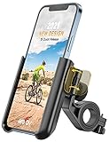 Grefay Handyhalterung Fahrrad Universal Motorrad Handyhalter 【1S Schnelle Demontage】 Handyhalterung für Rennrad MTB Scooter Mit 360 Drehen für 3,5-7,0 Zoll Smartp