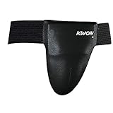 Kwon Herren Tiefschutz Traditional Suspensorium Groinguard weiß-schw