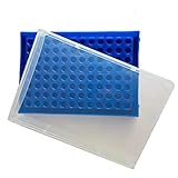 PCR Tube Rack für 0,2 ml Mikro-Tubes, 8 x 12 Array (blau-b)