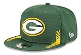 New Era NFL Green Bay Packers Official 2021 Sideline 9FIFTY Snapback Home Game Cap, Größe :S/M