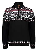 CMP MAN Knitted Pullover WP Größe 48 Schwarz (Nero)
