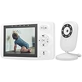 Mungowu 3,5 Zoll Baby Phone Drahtlose Baby Phone Baby überwachungs Kamera Nacht Sicht Temperatur Baby Nanny (Eu Stecker)