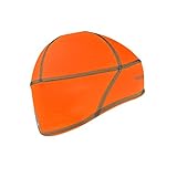 GripGrab Leichte Thermal Unterhelm Mütze Kopfbedeckung, Orange Hi-Vis, S (54-57 cm), 5012