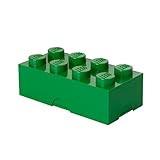 Room Copenhagen 40231734 Lunchbox Brotdose, 8 Noppen, Dark Green, 20 x 10