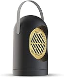 MTDBAOD Mini Portable Heater, Portable Hot Wind Heater, Mini Personal Desk Heater for Office Air Heater,for Indoor Use Safety & Fast (Black)