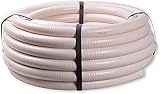 PVC Wasserschlauch 1 Meter Flexpipe 32mm für Whirlpool-Bau Jacuzzi Pool Schlauch Flex-Pipe Zuschnitt - L