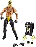 WWE GVC01 - Rey Mysterio Top Picks Elite Actionfigur (ca. 15 cm) mit hervorragender Beweglichkeit für perfekte Posen, lebensechten Details, authentischem Wrestling-Look und Zubehör, ab 8 J