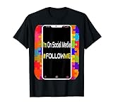 Social Media Shirt Cooles T-Shirt für Menschen mit Online-Kontakten T-S